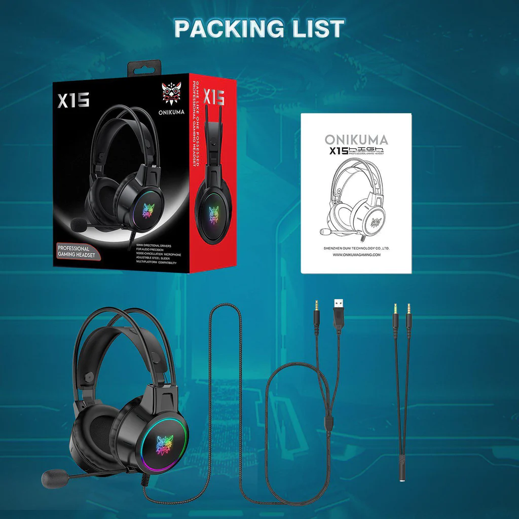Onikuma-x15 Pro Rgb