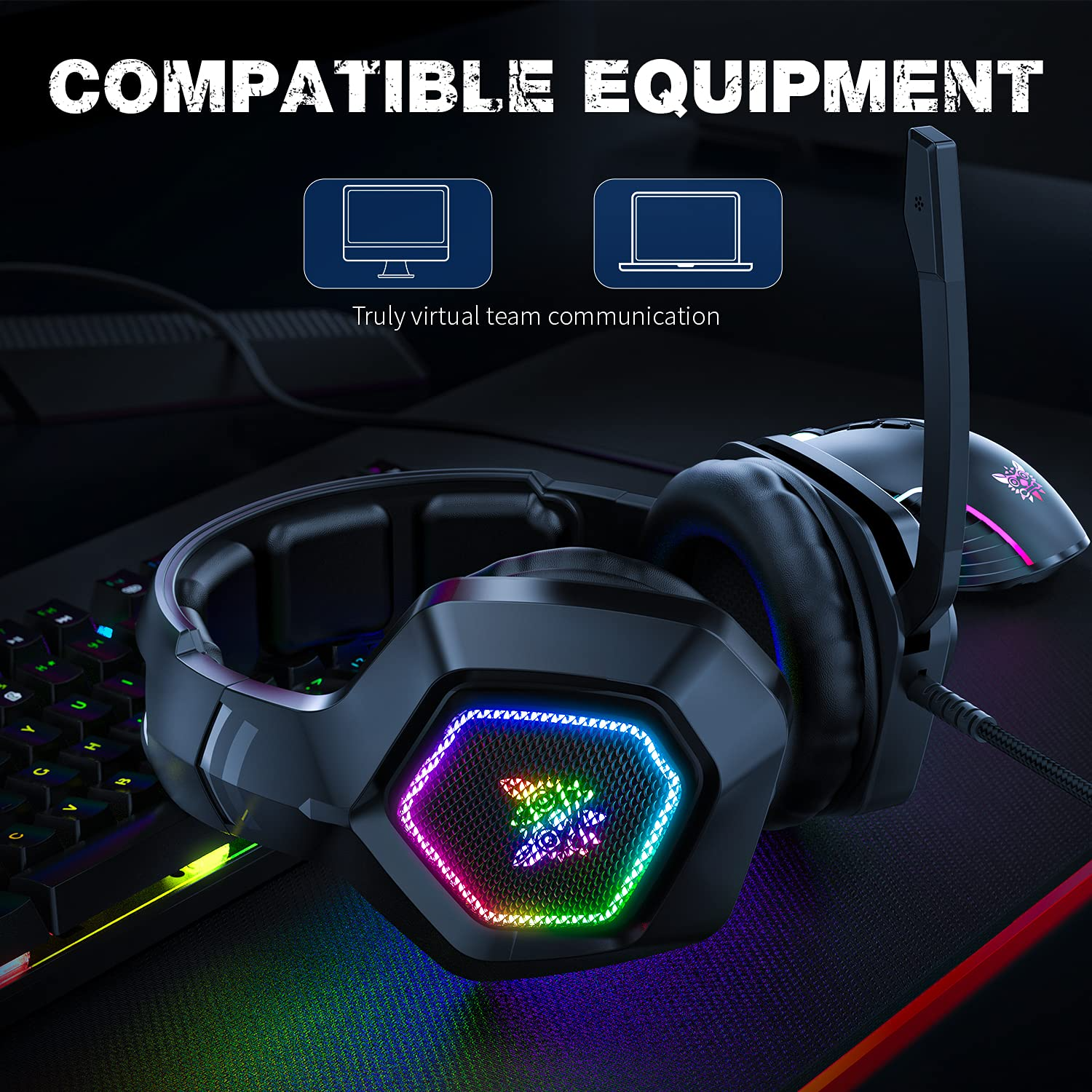 Onikuma Rgb Gaming Headphones