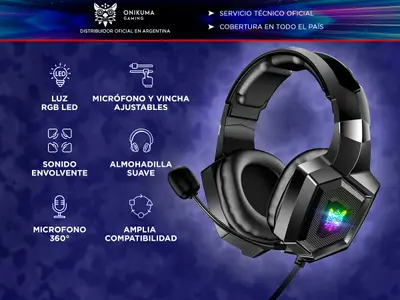 Onikuma Rgb Gaming Headphones