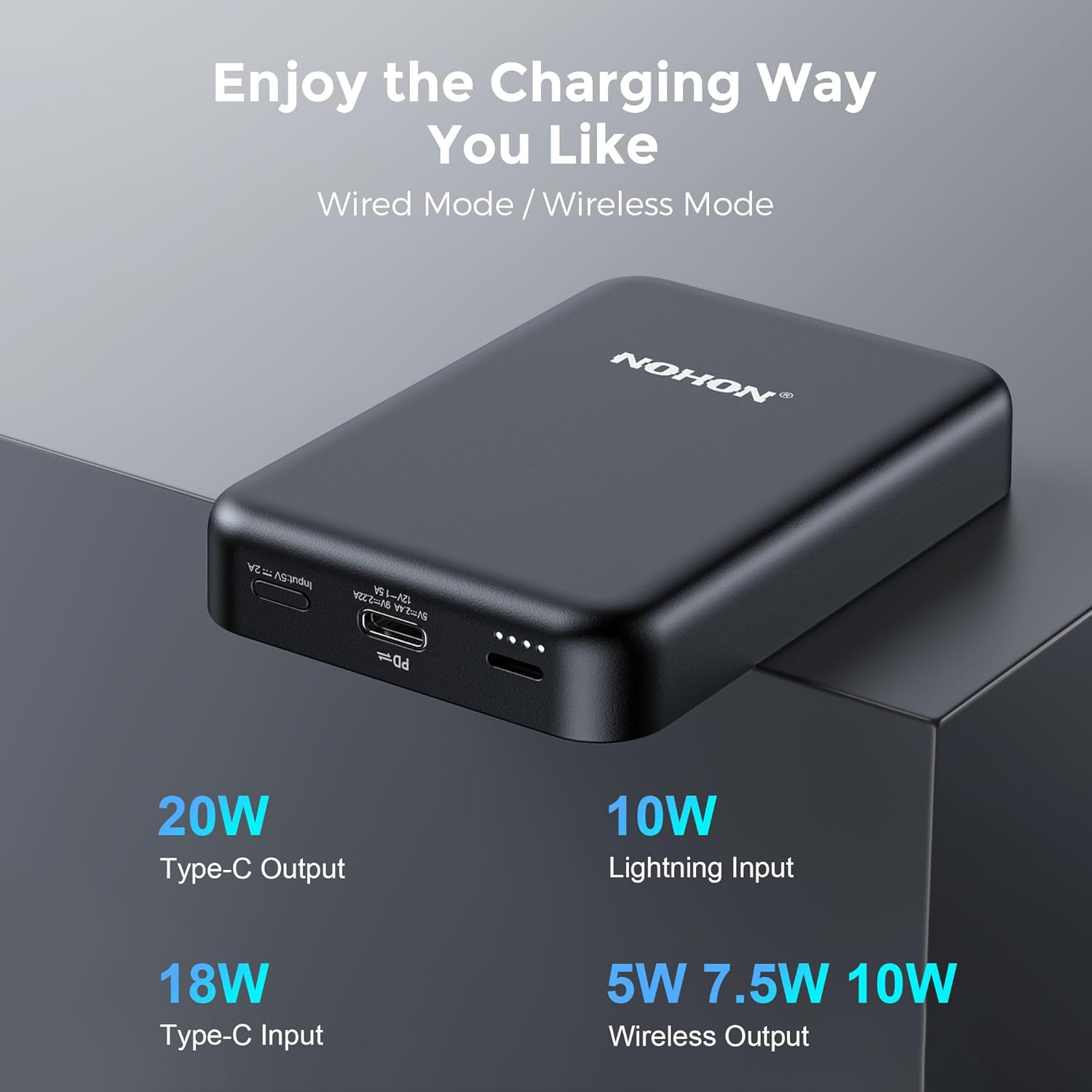 10000 mah Wireless Charger Portable Mag-Safe PowerBank