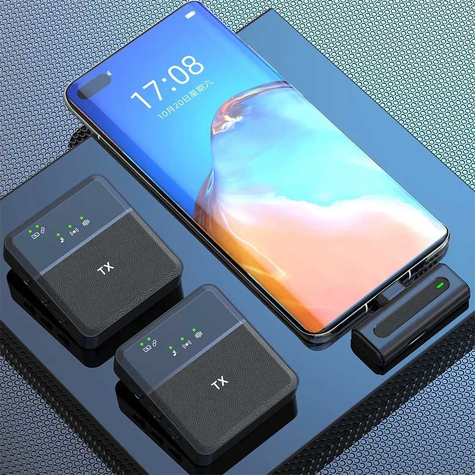 SX8 TYPE-C/IPHONE DUAL PROFESSIONAL LAVALIER WIRELESS